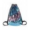 Reversible Sequins Drawstring GlitterShoulderbag Backpack