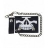 Hot Leathers Skull Leather Wallet