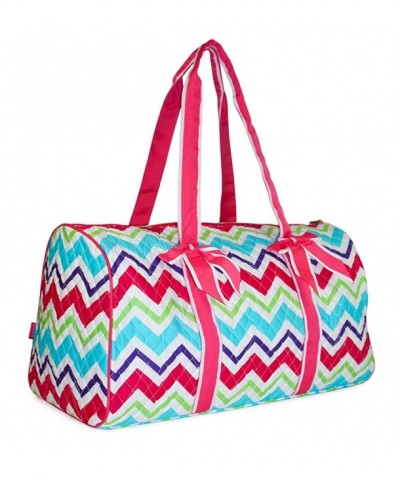 NGIL Chevron Quilted Duffle Bag