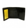 Eelskin Trifold Wallet Men Black