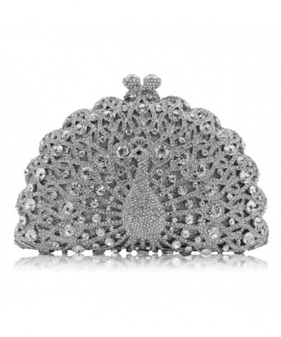 Milisente Peacock Crystal Clutches Diamonds