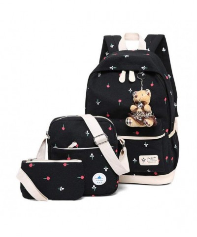 Canvas Backpack Patterned Bookbag Sunmall