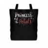 Princess Petals Canvas Tote Bag