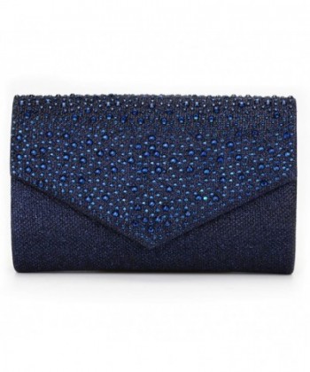 CurvChic Evening Envelope Rhinestone Handbag