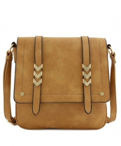 Double Compartment Large Flapover Crossbody