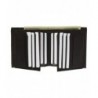 Leather Bi fold Wallet Black 2192CF