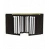 Leather Bi fold Wallet Black 2192CF
