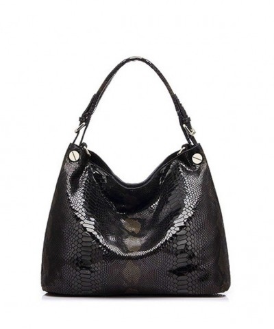 Genuine Leather Handbag Embossed Shoulder