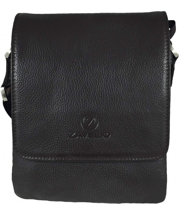 Zavelio Genuine Leather Shoulder Messenger