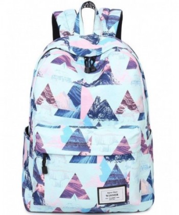 Resistant Backpack Geometry Bookbag Rucksack