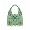 George Jimmy Fringe Flower Handbag