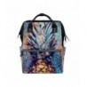 WOZO Glitter Pineapple Multi function Backpack