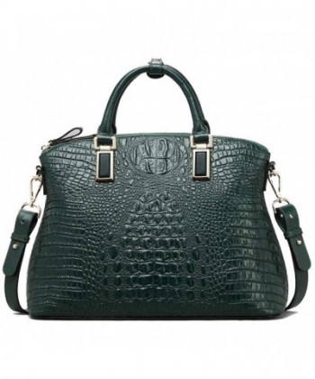 Top handle Handbags Embossed Crocodileull grain Cowhideatchels