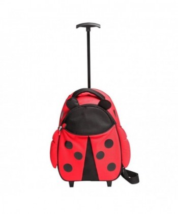 Red Balloon Rolling Luggage Ladybug