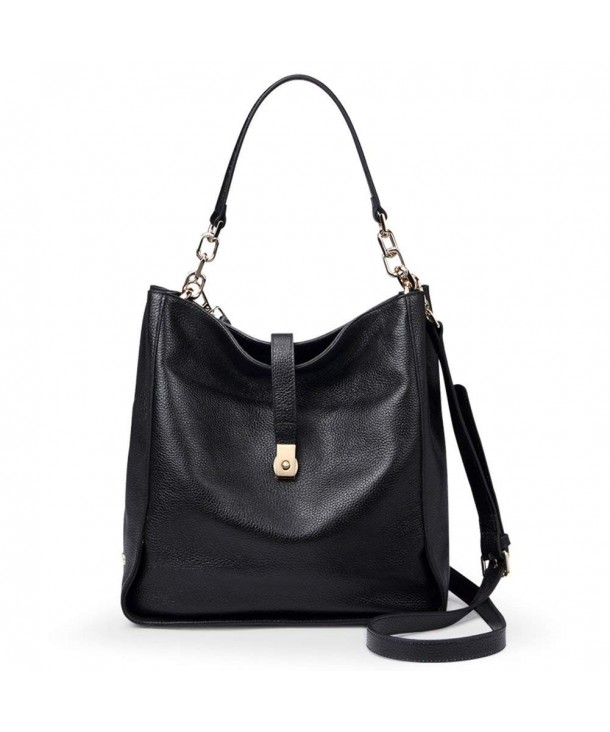 Genuine Leather Handbags for Women Soft Hobo Bag Supple Bucket Bag ...