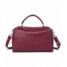 Crossbody VASCHY Leather Shoulder Burgundy