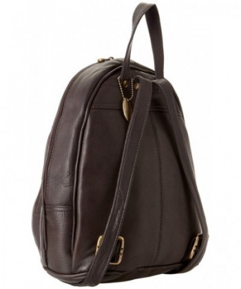 David King & Co. Double Compartment Backpack- Cafe- One Size - Cafe ...