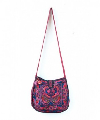 Changnoi MAGENTA Cross Over Ethnic Embroidered