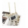 Mengshas Transparent Purse Color Golden