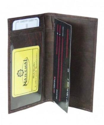 Genuine Leather Bi fold Check Covers