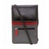 Leather Organizer String Cross Black