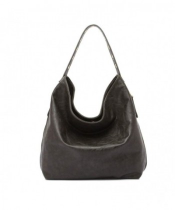 Large Solid Soft Handle Hobo