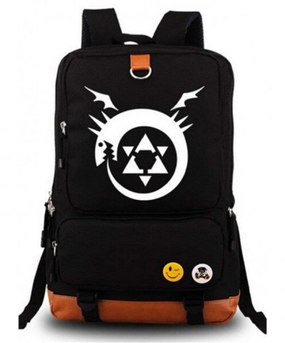 Siawasey Fullmetal Alchemist Cartoon Backpack