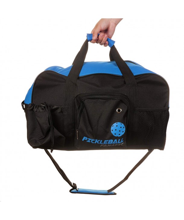 Pickleball Fanatic Duffel Blue Black