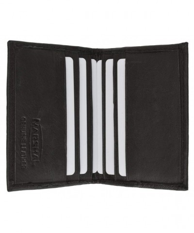 Genuine Leather Bifold Business Marshal