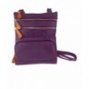 Roma Leathers Crossbody Zippered Purse