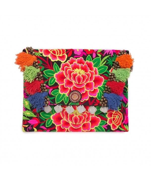Changnoi Garden Embroidered Handbag Thailand