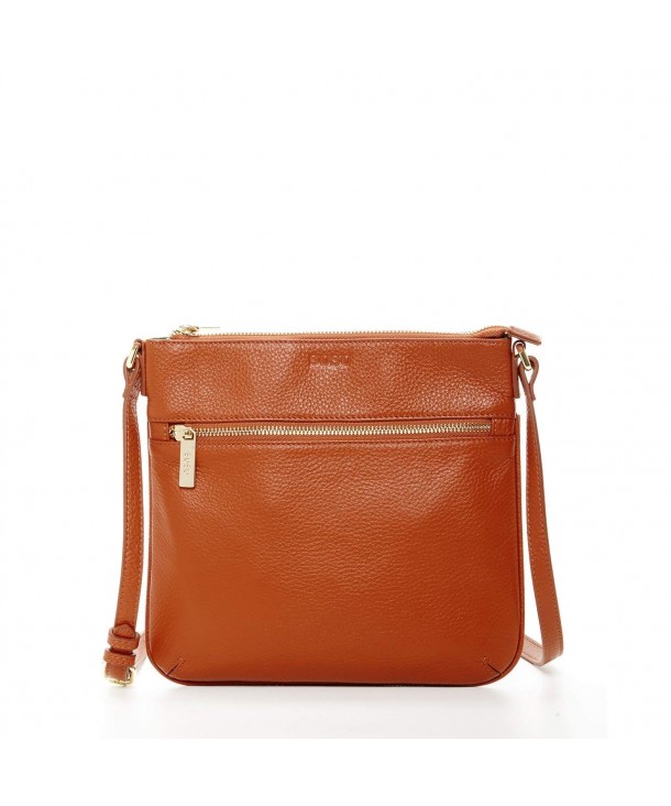 SUSU Leather Crossbody Messenger Handbag