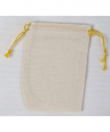 Made cotton double drawstring Yellow