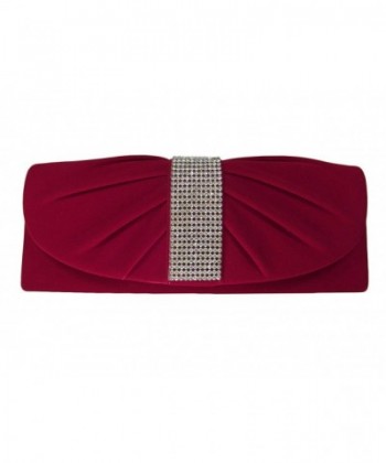 Velvet Rhinestones Evening Shoulder Handbag