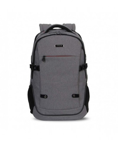 LETSCOM Laptop Backpack Multi compartment 112846 Gray