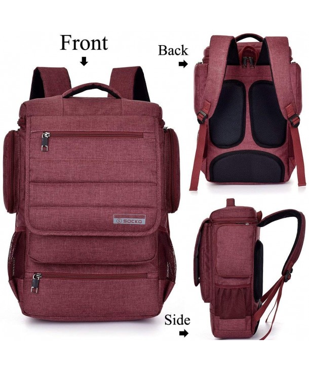 Multi functional Backpack Business Shoulder - Red - CM1860KUY8M