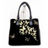 Fashionable Women Barrel Handbags Butterfly