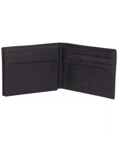 Greg Norman Kidskin Passcase Black