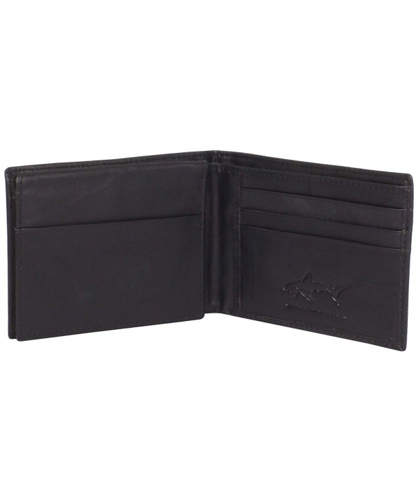 Greg Norman Kidskin Passcase Black