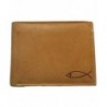 Christian Religious GENUINE LEATHER Bi fold