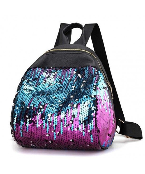 Evalent Sequins Backpack Student Daypacks