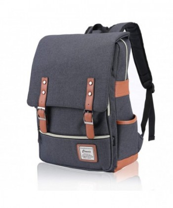FIGROL Vintage Backpack Capacity Durable School
