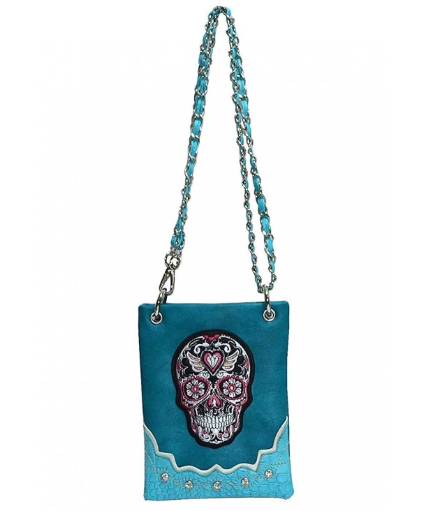 Crossbody Messenger Shoulder Western Turquoise