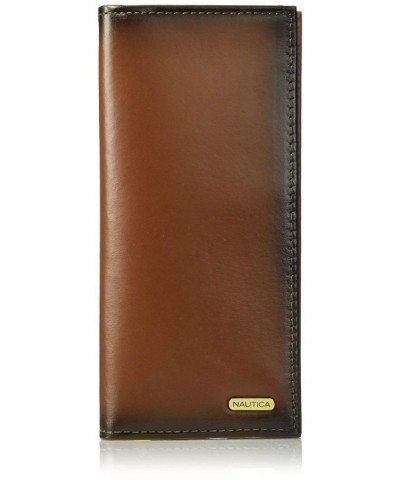 Nautica Leather Secretary Checkbook Organizer