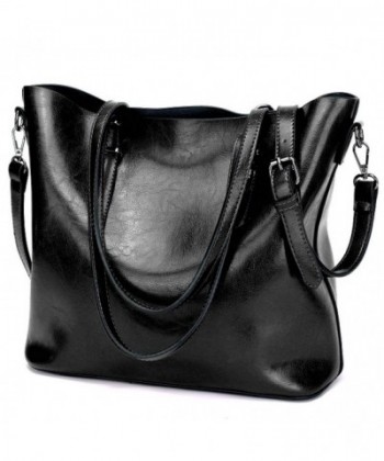 YALUXE Capacity Leather Closure Shoulder