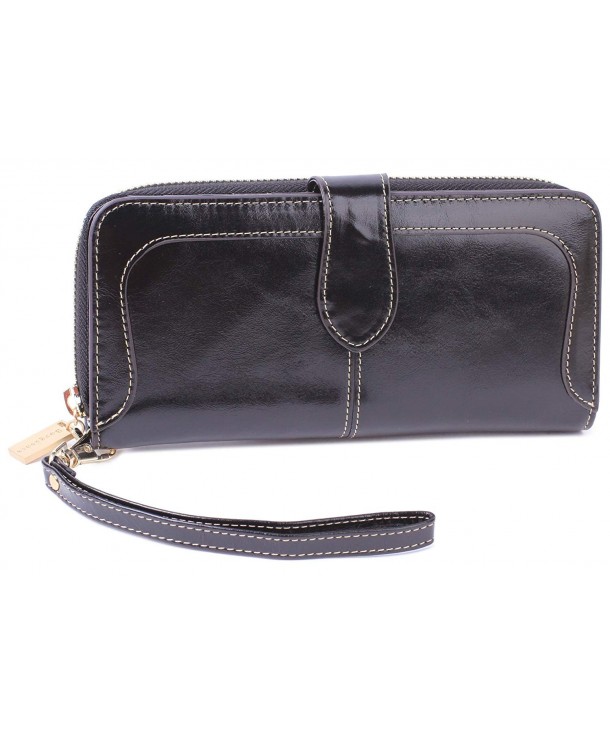 Borgasets Genuine Leather Wristlet Smartphone