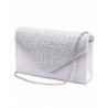 Ladies Evening Diamante Envelope Handbag