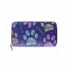 Sunlome Floral Footprints Leather Wallets