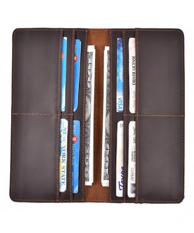 Vintage Bifold Wallet Genuine Leather