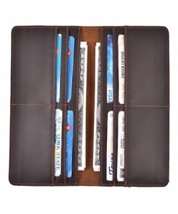 Vintage Bifold Wallet Genuine Leather